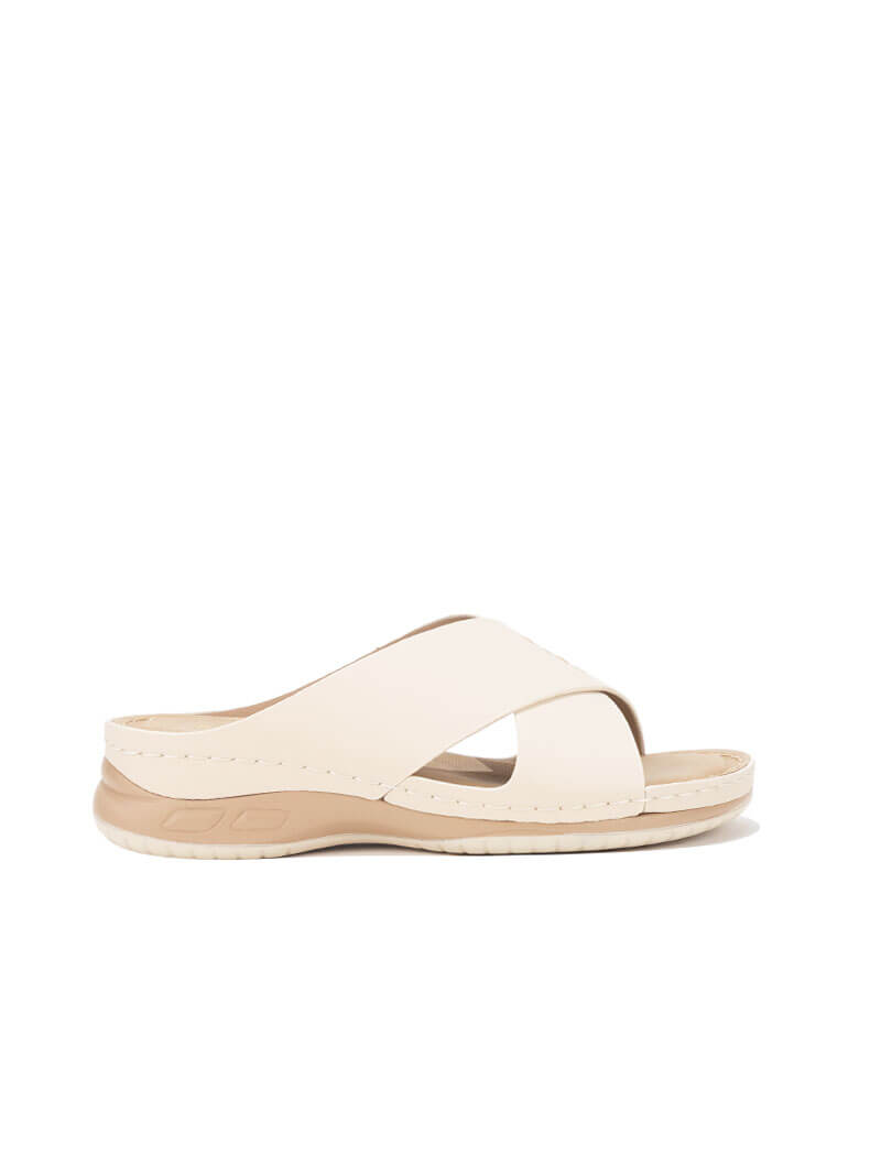 Mules à brides croisées